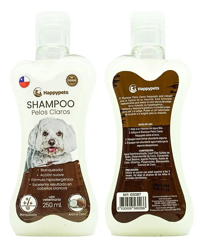 Shampoo para Pelos Claros 250 ml