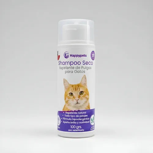 Shampoo Seco Repelente para Gatos 100 gr