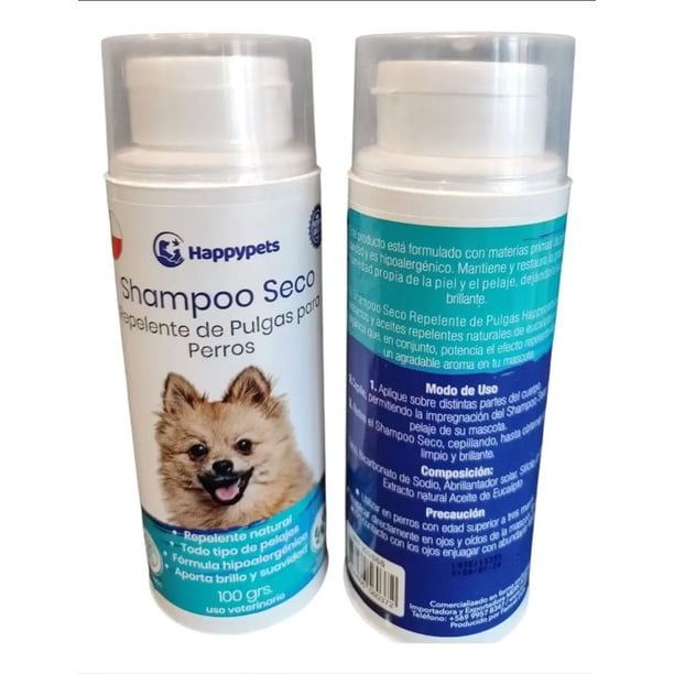 Shampoo Seco Repelente para Perros 100 gr
