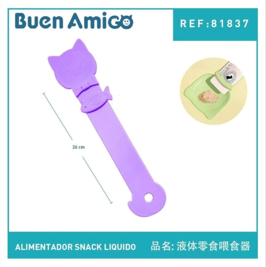 Alimentador para Snack Líquido de Mascotas